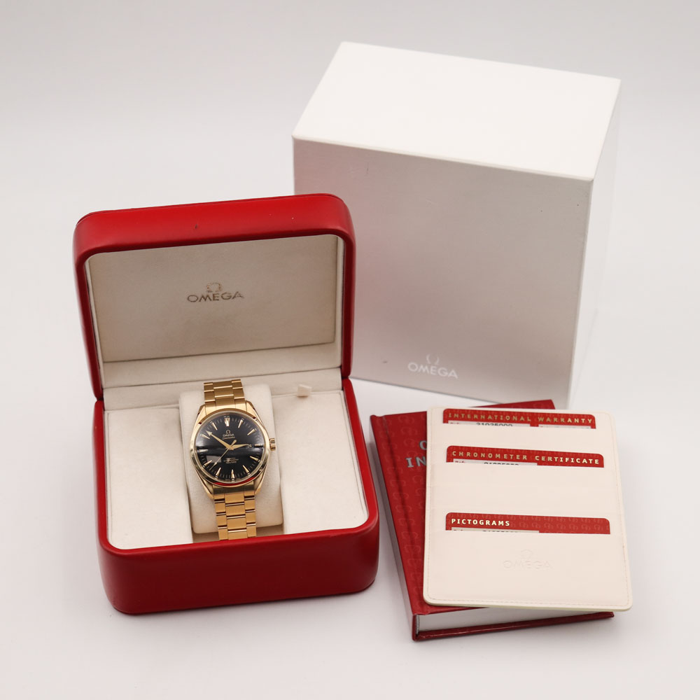 Omega Seamaster Aqua Terra Yellow Gold