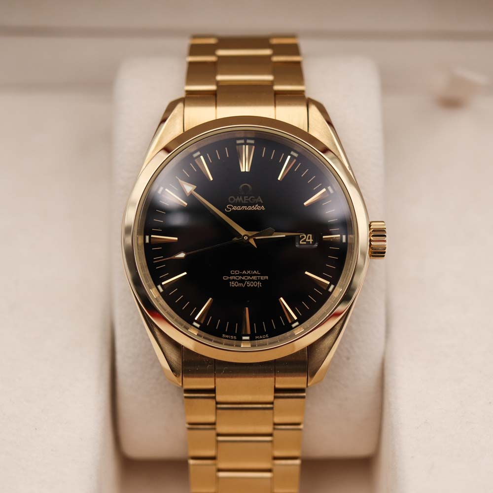 Omega Seamaster Aqua Terra Yellow Gold