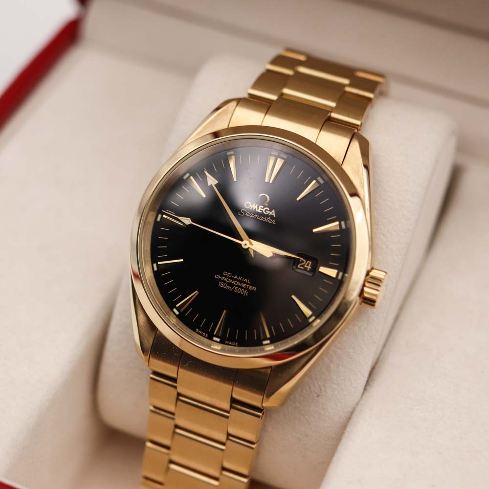 Omega Seamaster Aqua Terra Yellow Gold