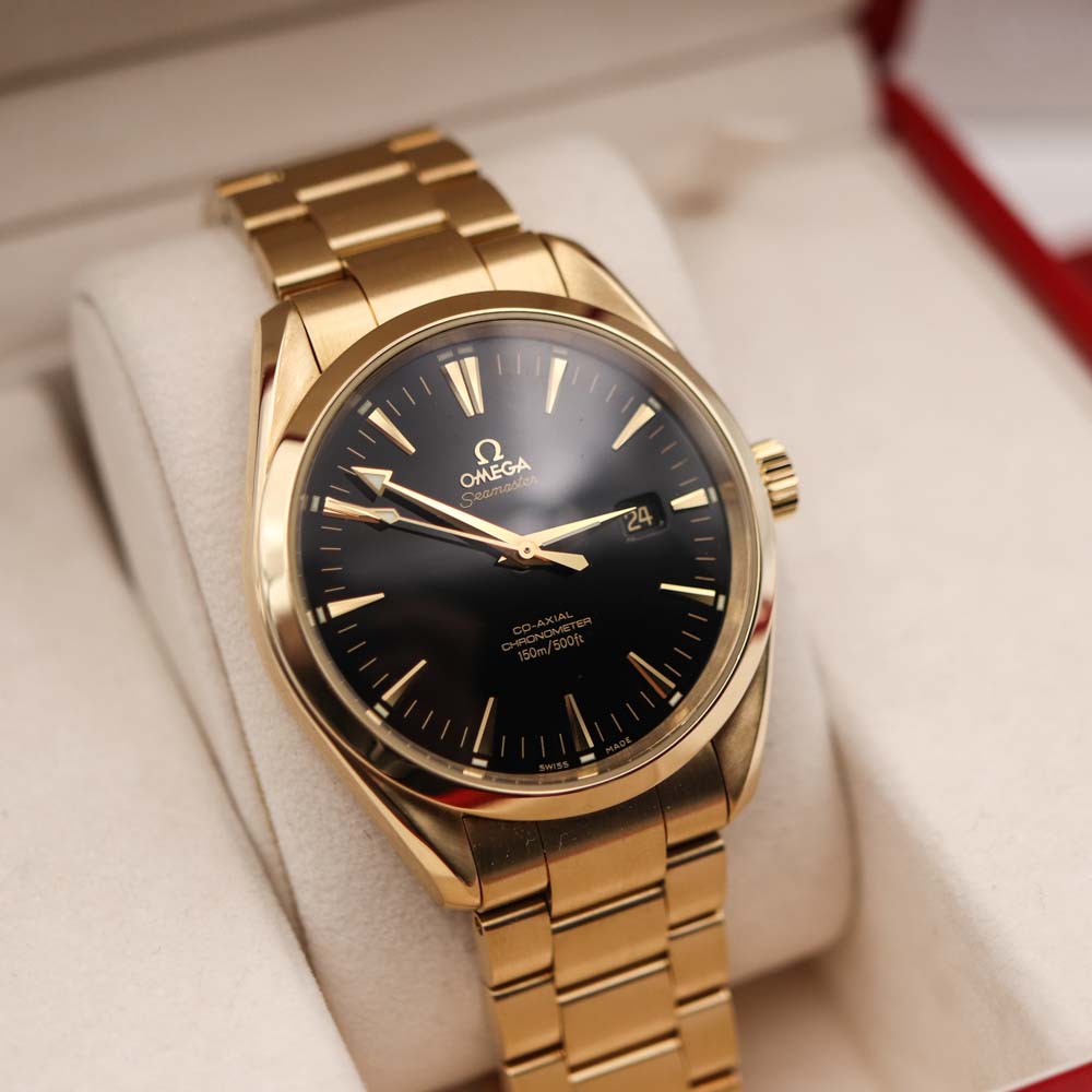 Omega Seamaster Aqua Terra Yellow Gold