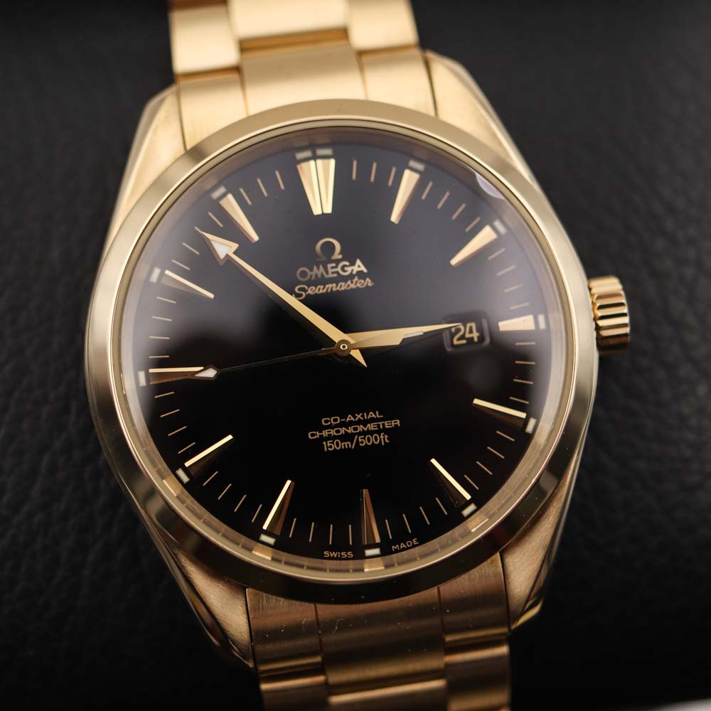 Omega Seamaster Aqua Terra Yellow Gold