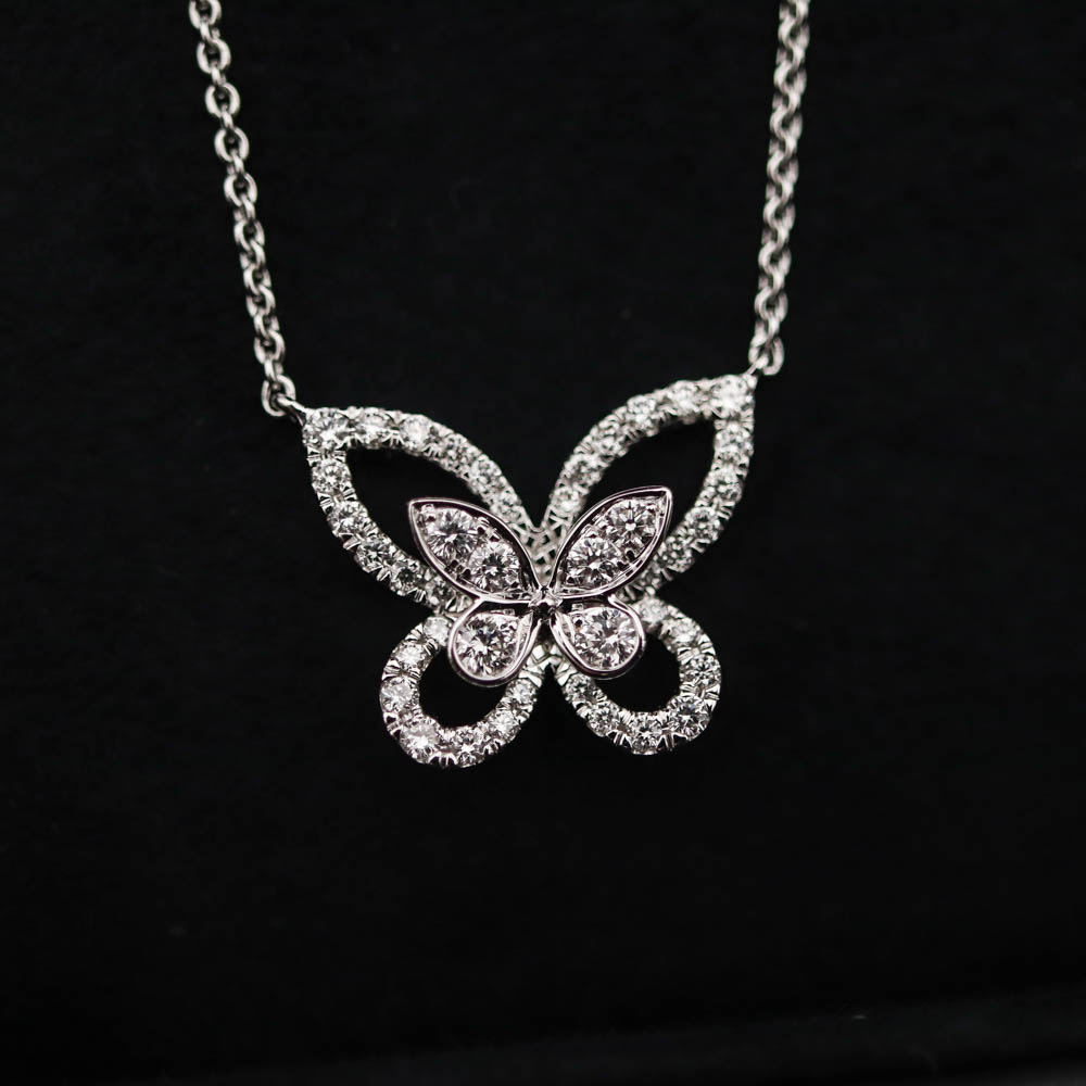 Graff Butterfly Silhouette Diamond Mini Pendant