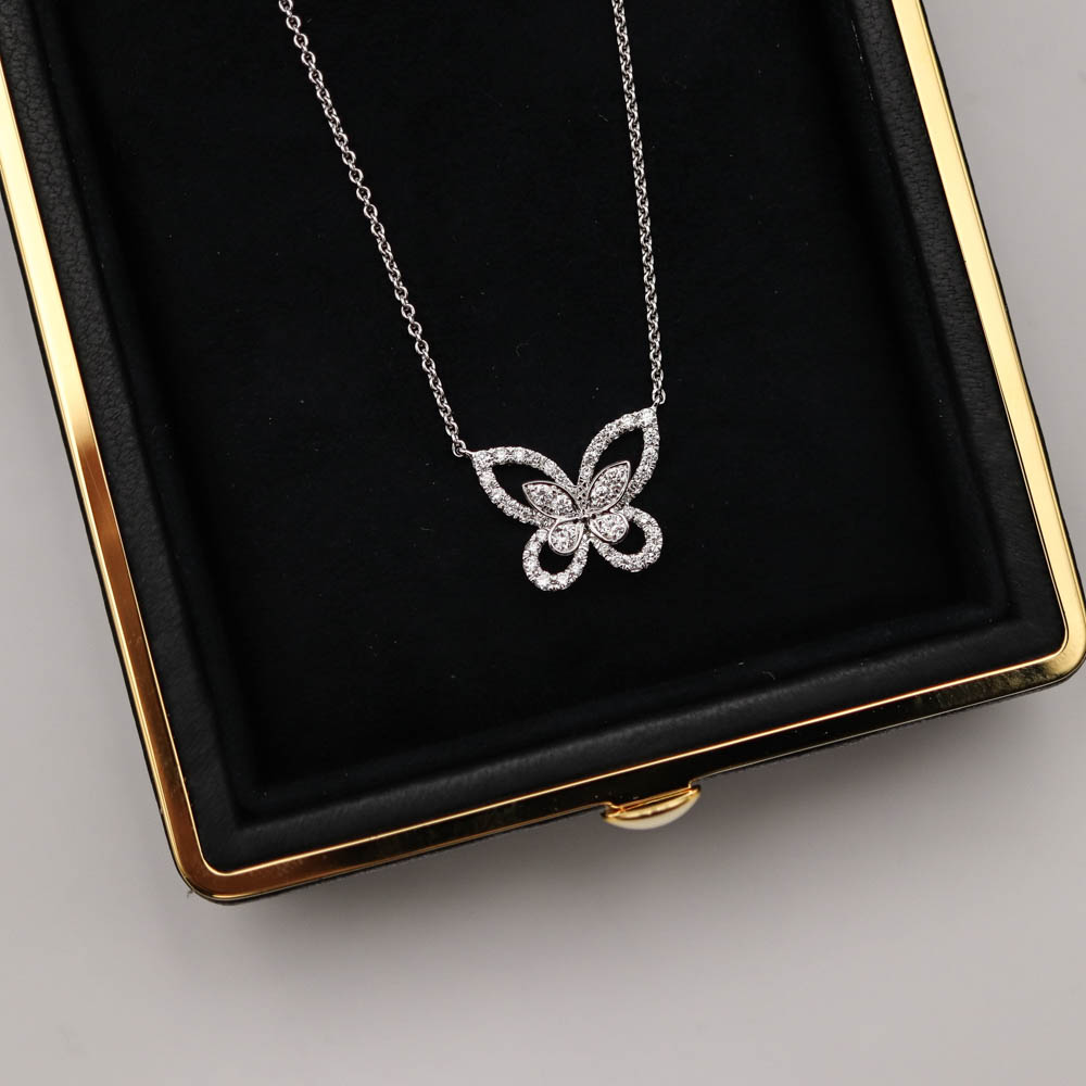 Graff Butterfly Silhouette Diamond Mini Pendant