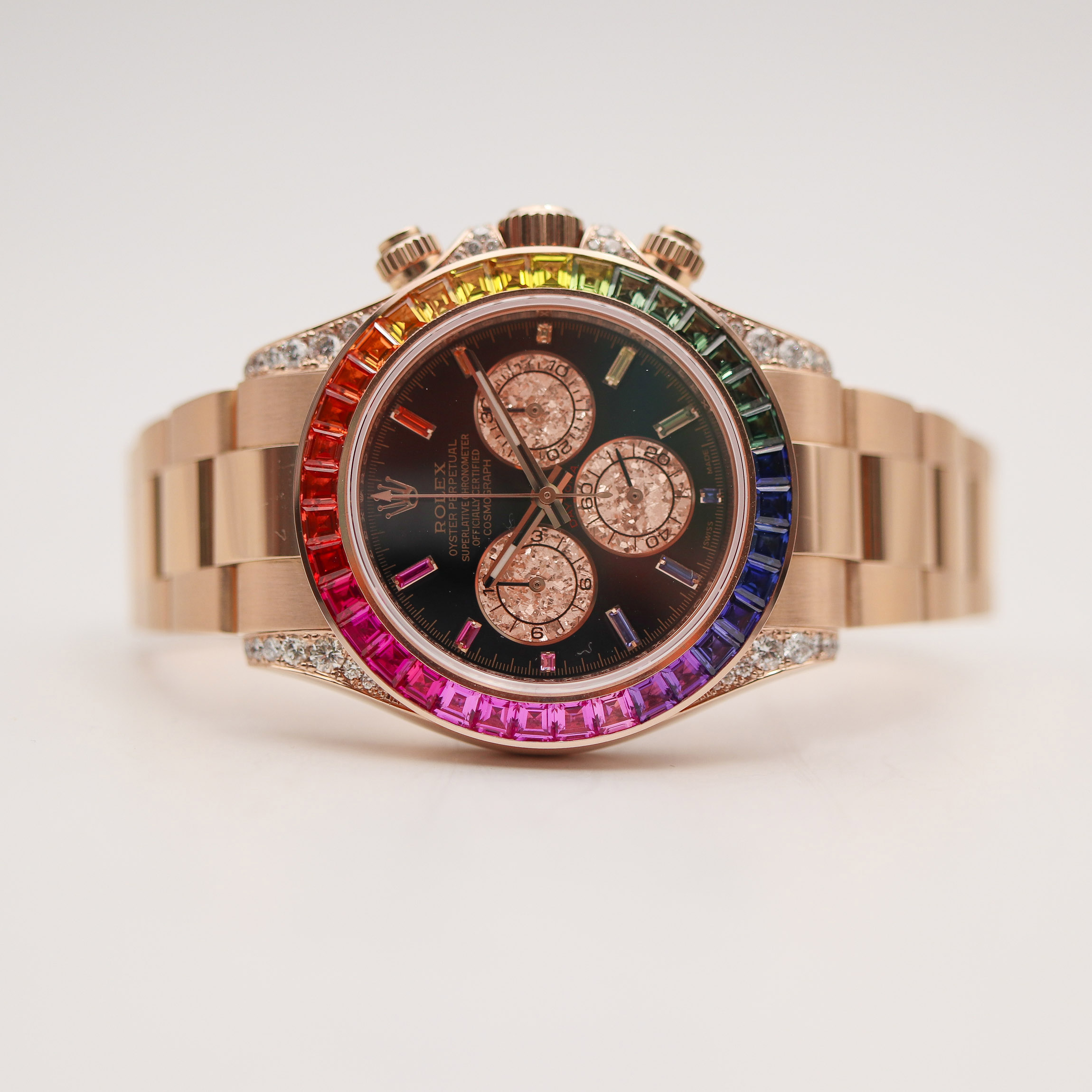 Rolex Daytona Rainbow Custom Diamonds