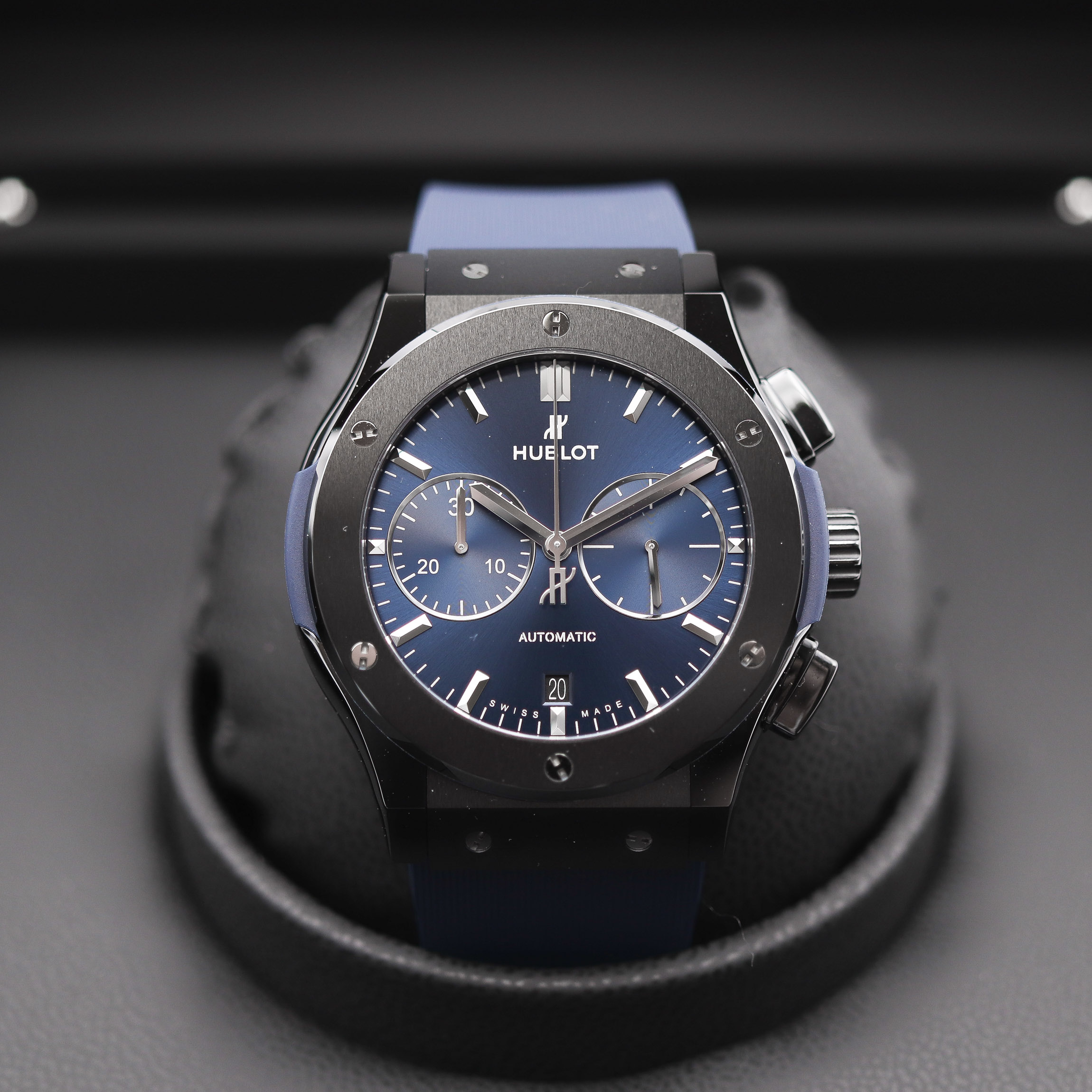 Hublot Classic Fusion 45 Ceramic Blue Chronograph