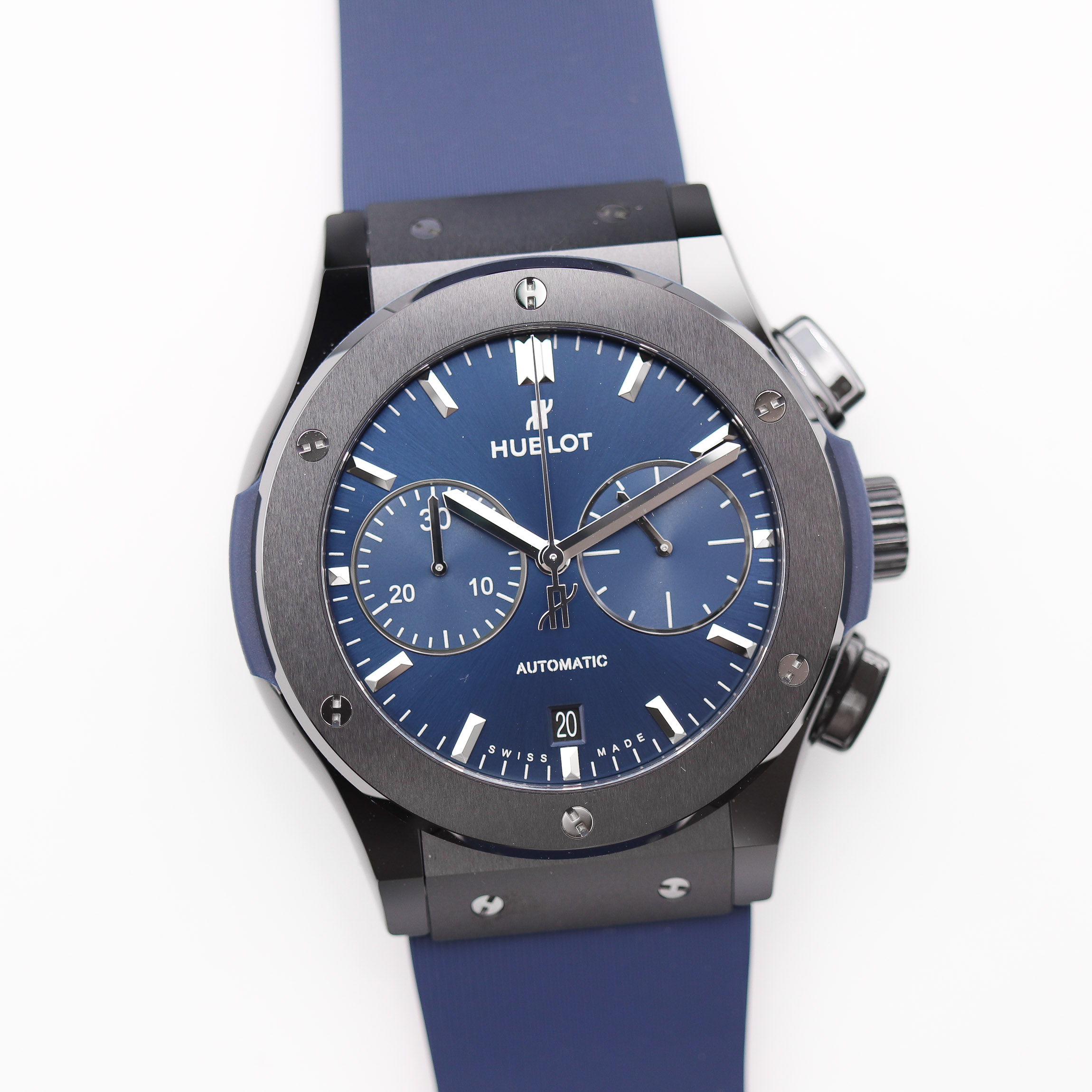 Hublot Classic Fusion 45 Ceramic Blue Chronograph