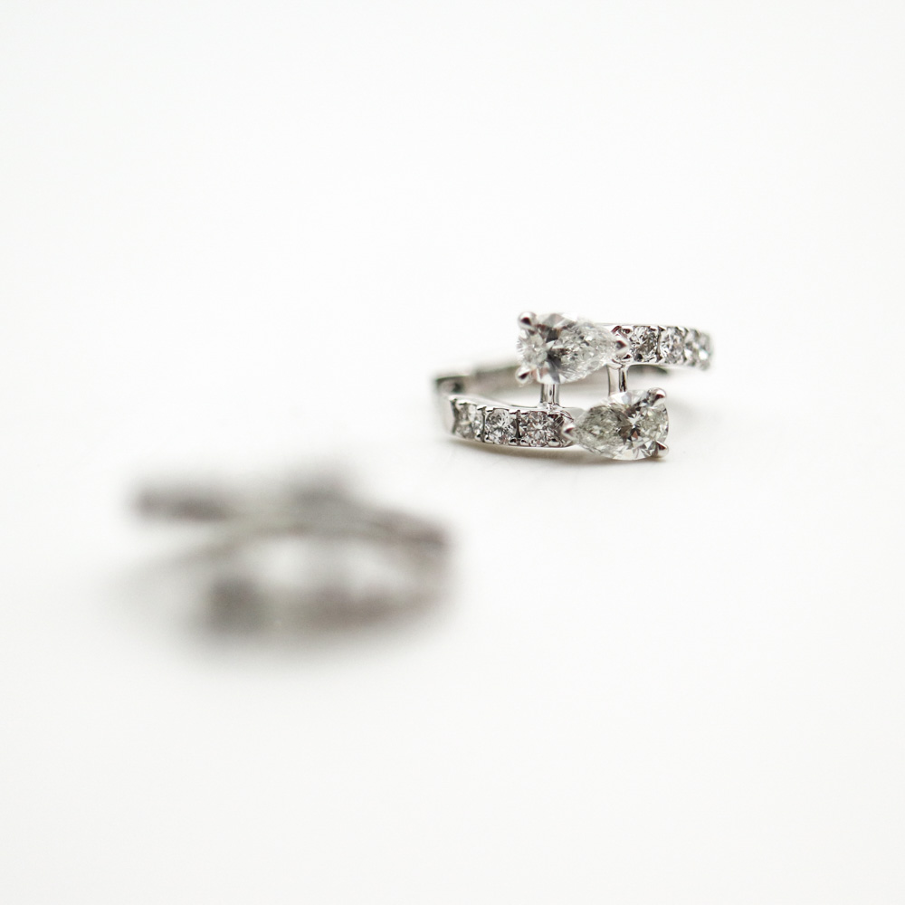Graff Duet Diamond Hoop Earrings