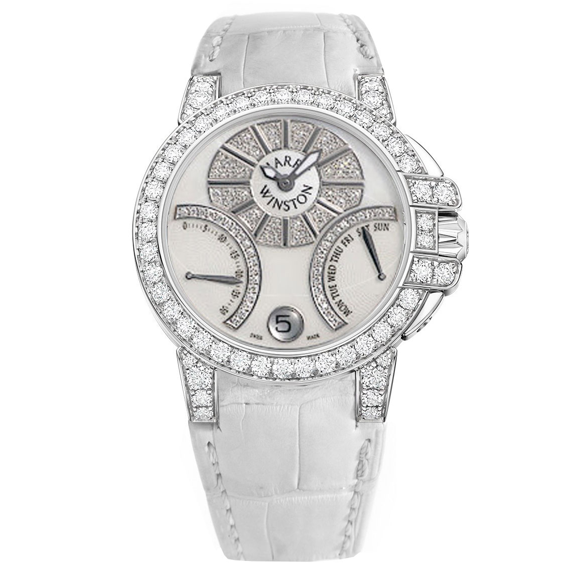 レプラカーン　LORD OF BYSTONWELL Ocean Bi-retrograde 36mm | Harry Winston | 400U-AB136W