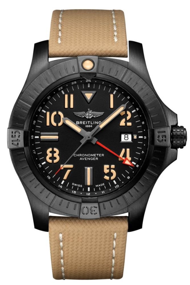 Breitling Avenger Automatic GMT 45 Night Mission 