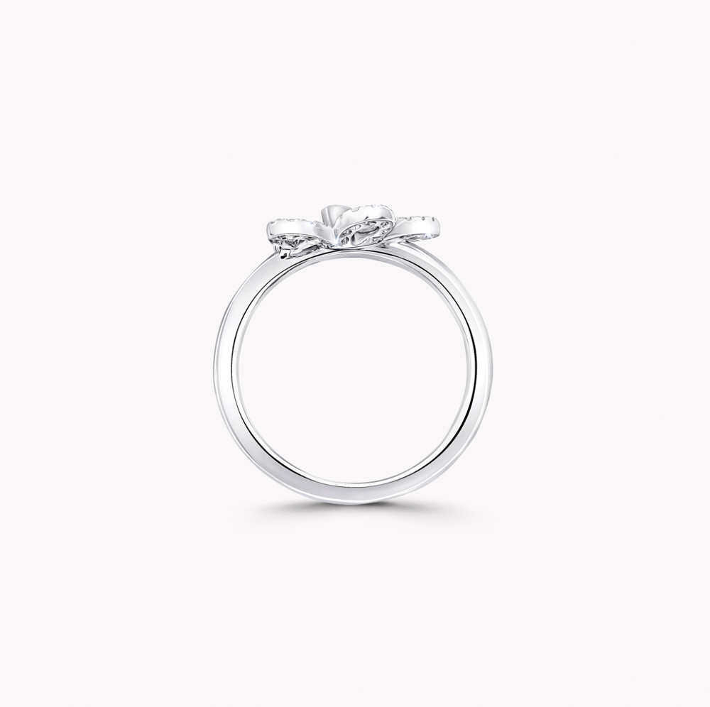 Graff Mini Butterfly Silhouette Diamond Ring