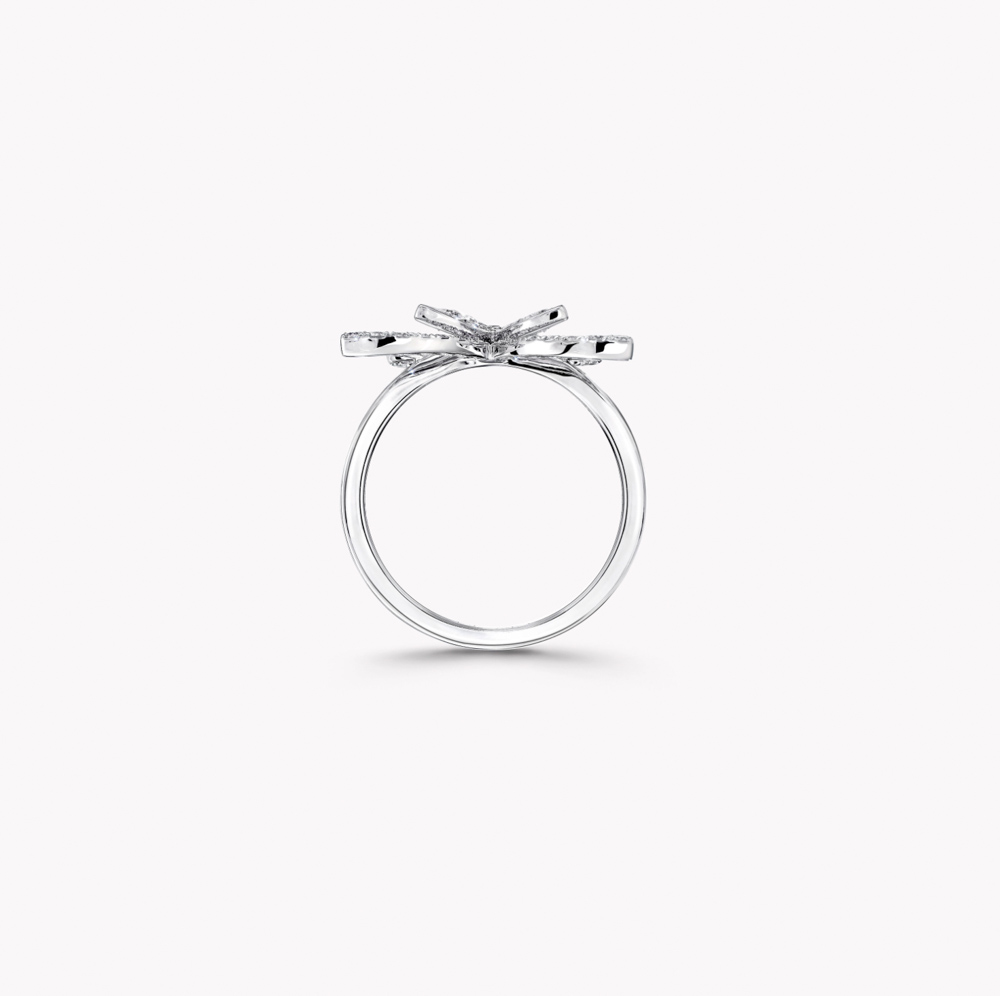 Graff Butterfly Silhouette Diamond Mini Ring