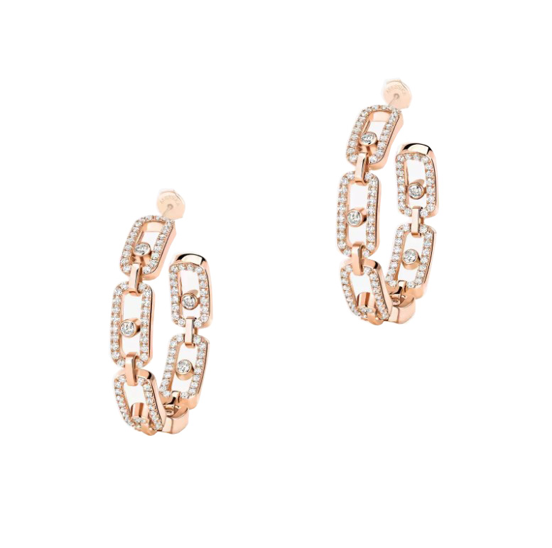 Messika Move Link SM Hoop Earrings