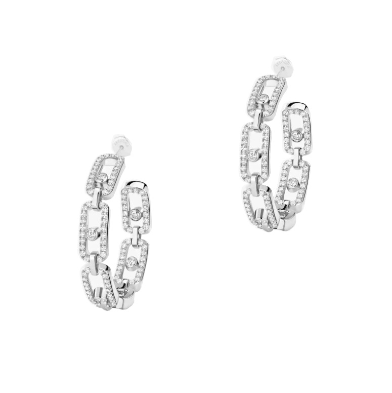 Messika Move Link SM Hoop Earrings