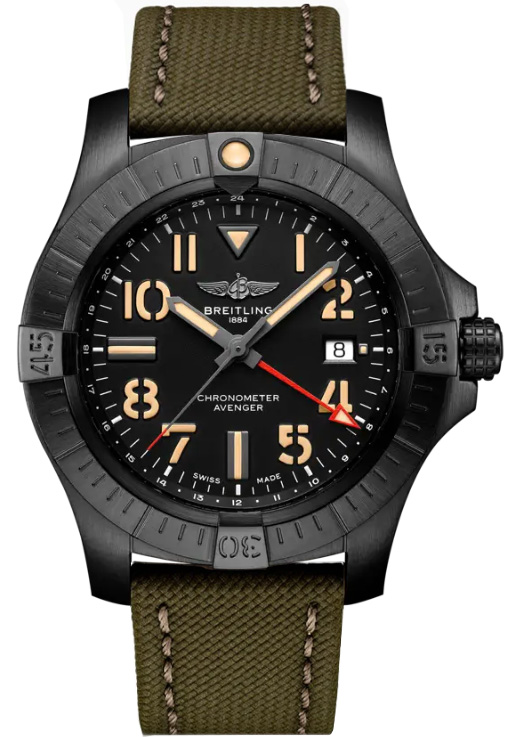 Breitling Avenger Automatic GMT 45 Night Mission 