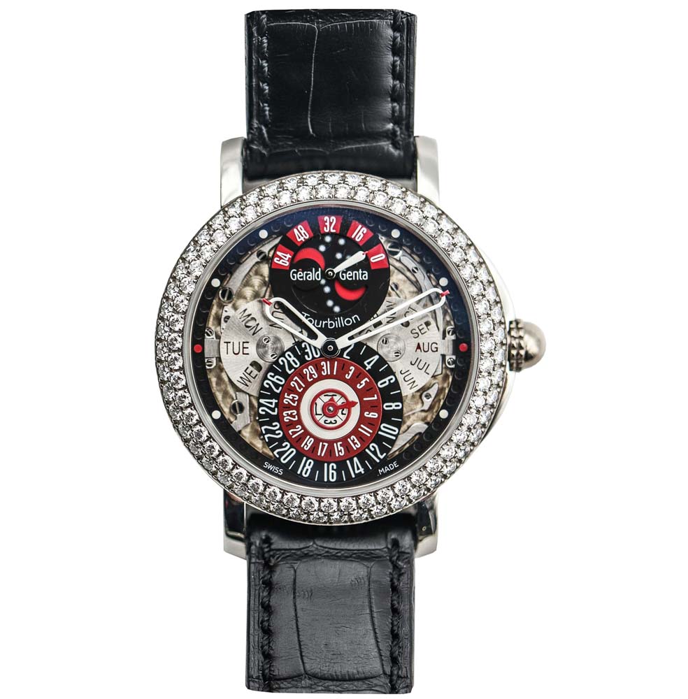 Gerald Genta Arena Tourbillon Perpetual Calendar Moonphase